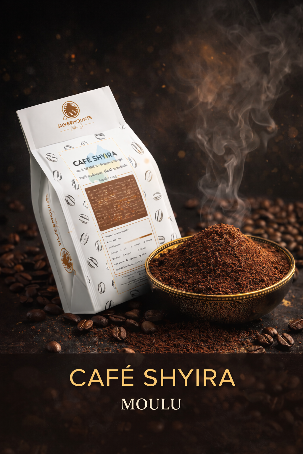 ( Café Moulu )Café Shyira – Un café d’exception aux arômes raffinés - 250gr .
