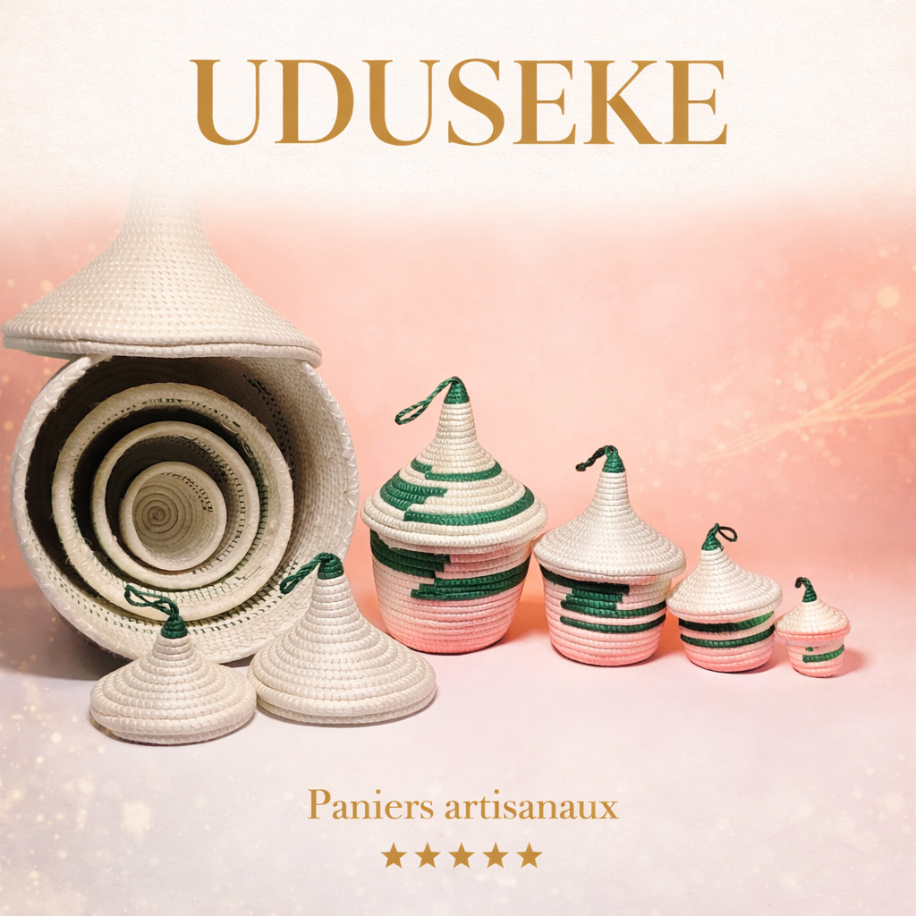 UDUSEKE – Paniers artisanaux (Lots de 4)