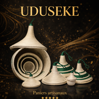 UDUSEKE – Paniers artisanaux (Lots de 4)