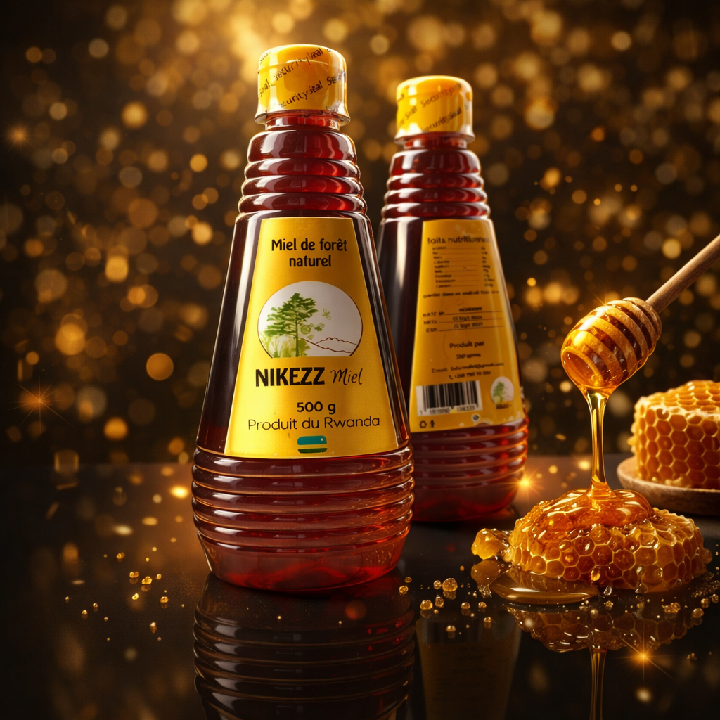 🍯 Miel Naturel du Rwanda 500Gr