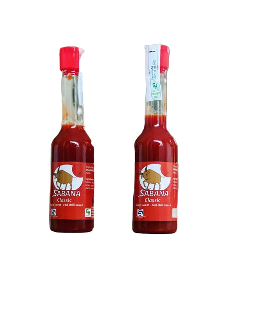 Piment Sabana CLASSIC 100 ML – Sauce moyennement piquante au piment Habanero🌶️🌶️