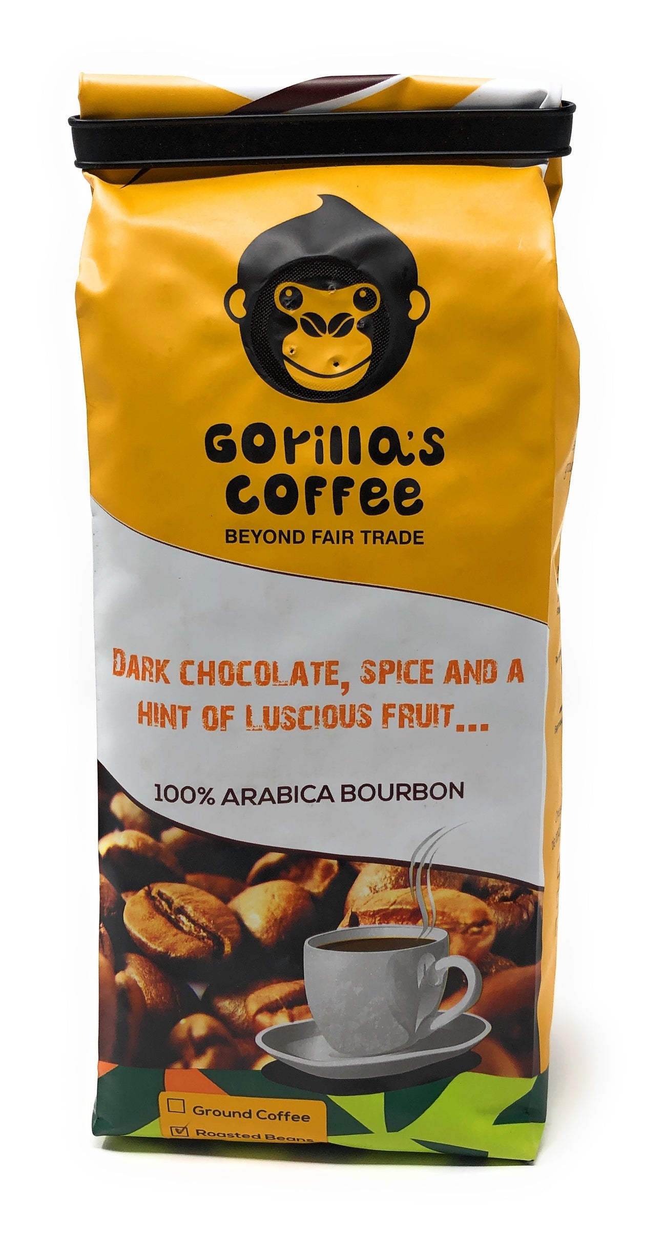 Café Gorilla du Rwanda, 100% Arabica Bourbon