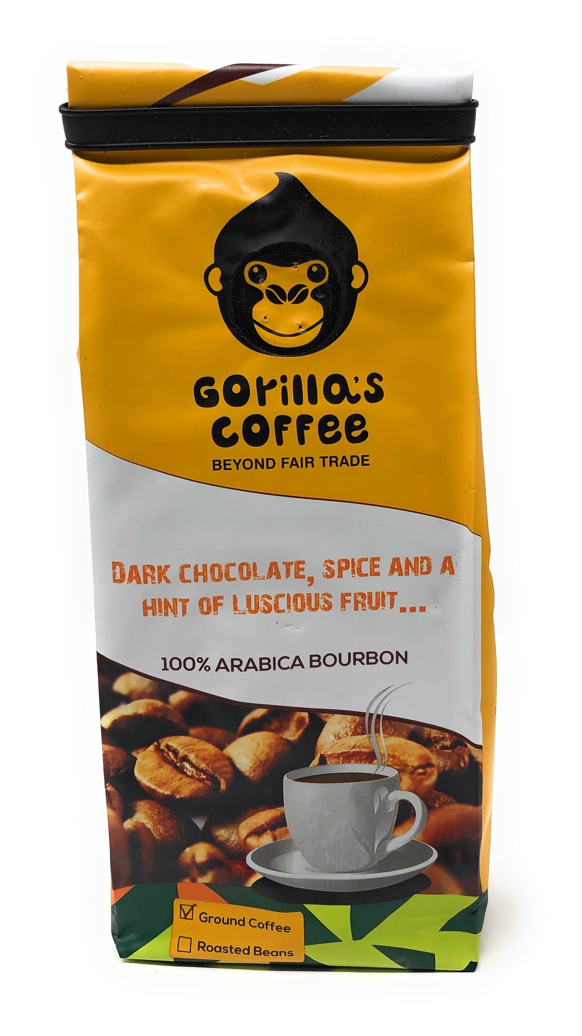 Café Gorilla du Rwanda, 100% Arabica Bourbon