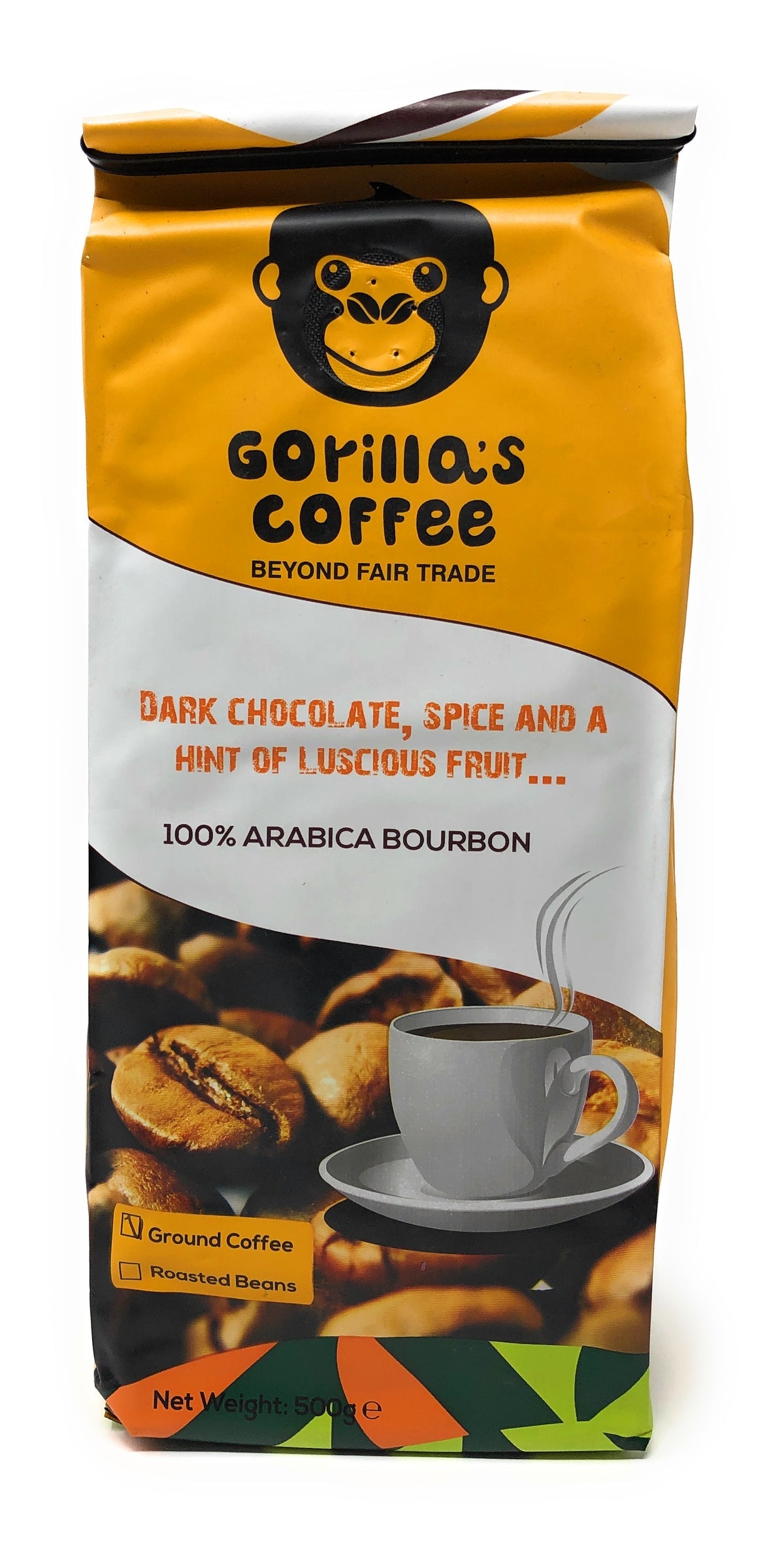 Café Gorilla de Ruanda, 100 % bourbon arábico