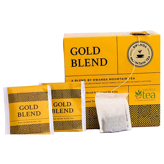 Té negro Gold Blend | Té de las montañas de Ruanda | 50 bolsitas