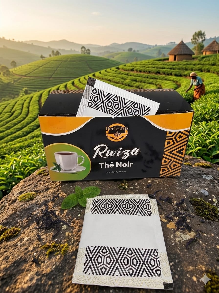 RWIZA Thé Noir du Rwanda - 25 sachets