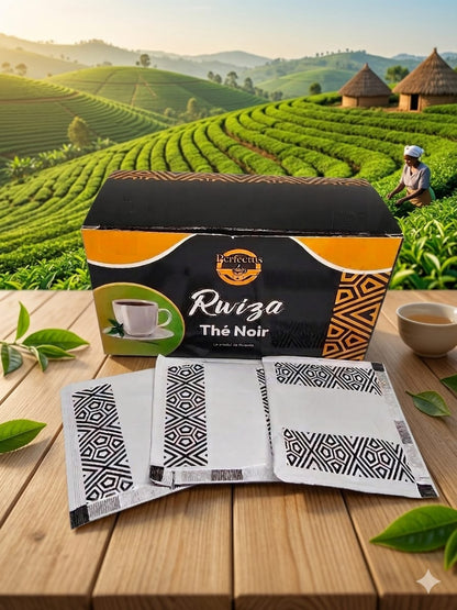 RWIZA Thé Noir du Rwanda - 25 sachets