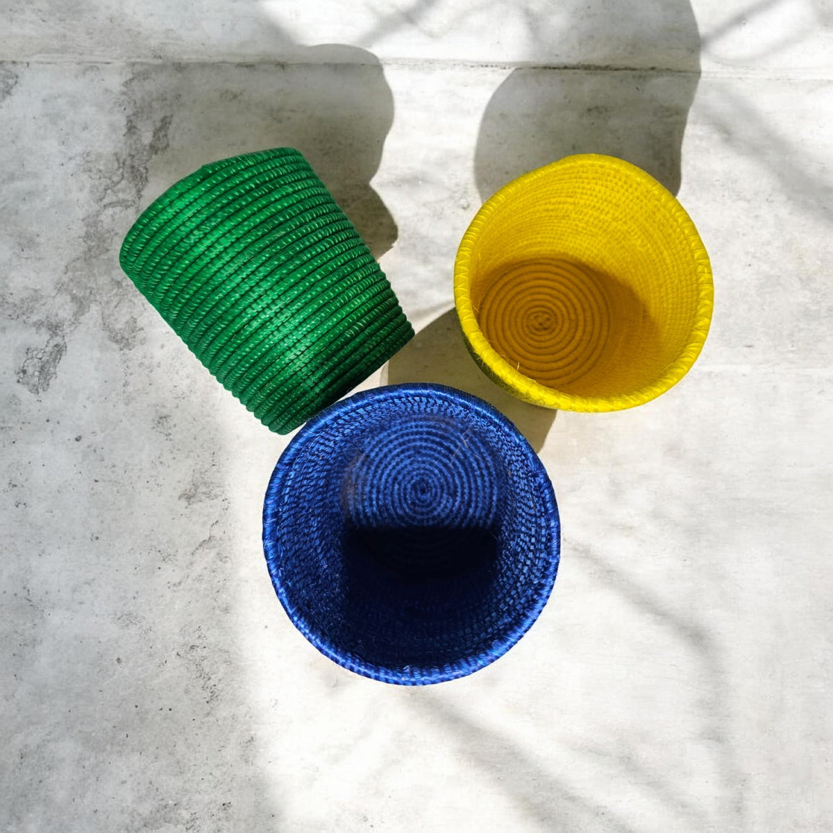 Lot de 3 Porte-stylos artisanaux faits main – Made in Rwanda | Organisation de bureau