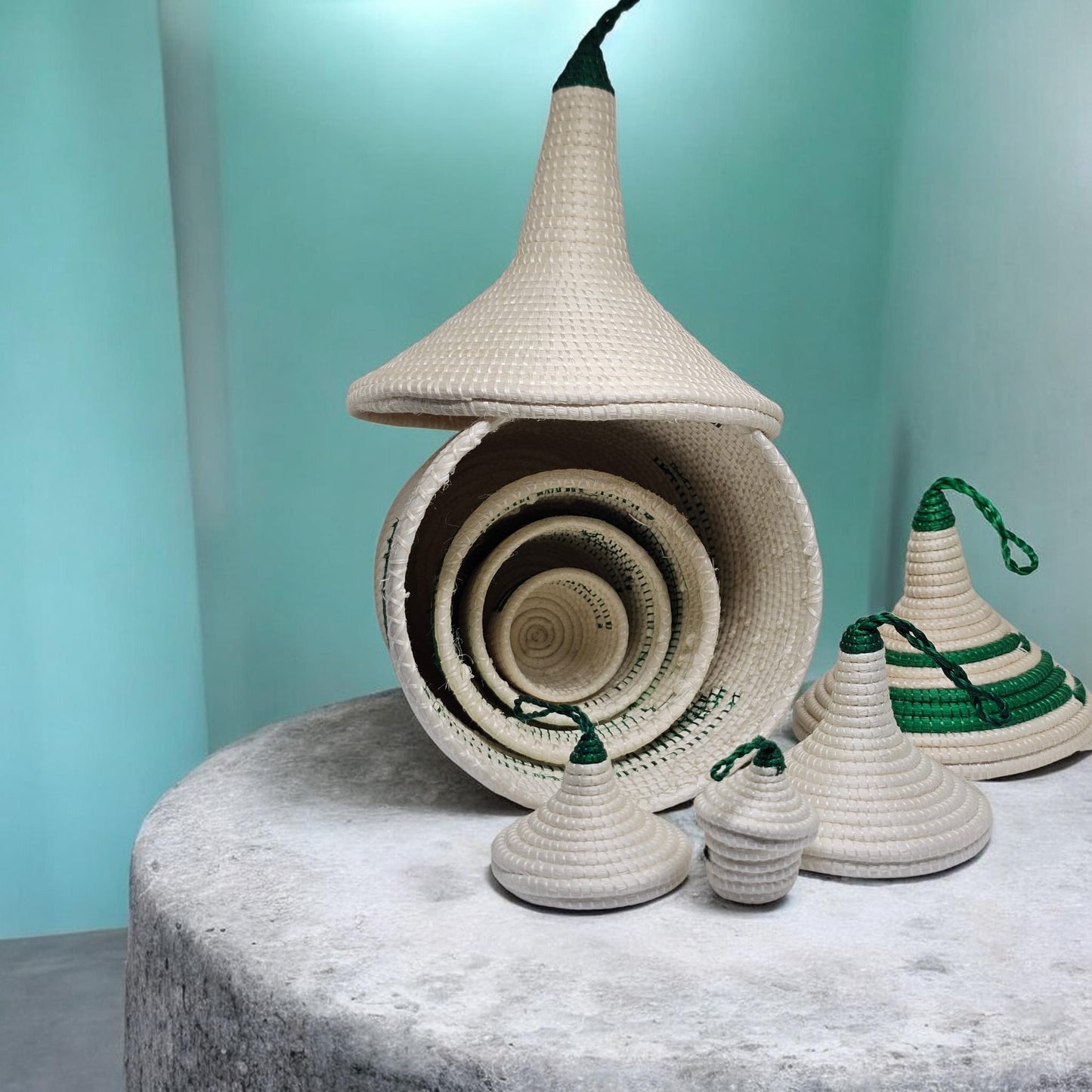 UDUSEKE – Paniers artisanaux (Lots de 4)