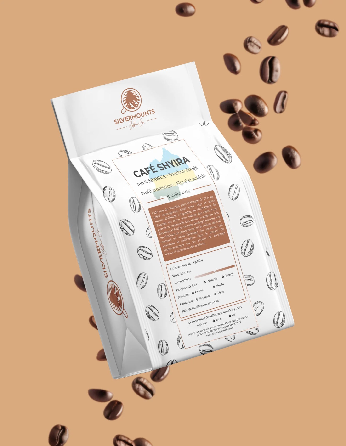 (Café en Grano)                      Café Shyira – Un café excepcional de aromas refinados - 250gr