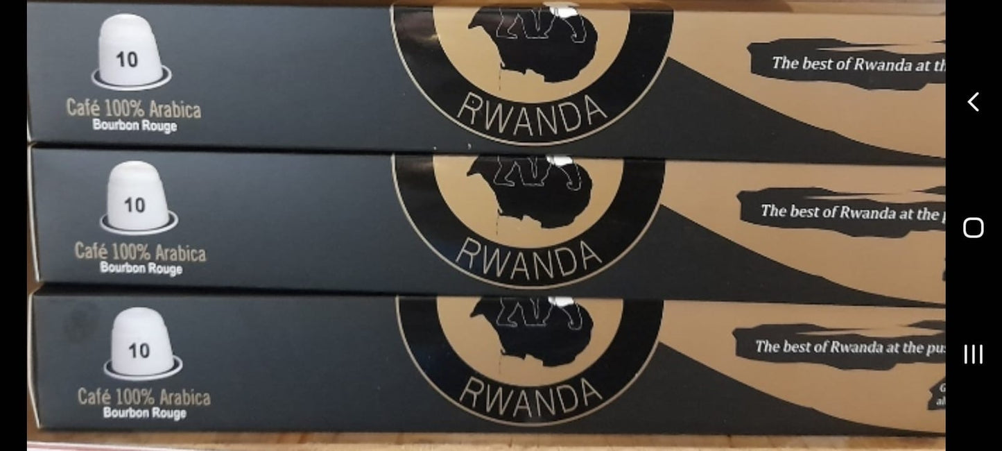 Rwanda Mountain Coffee en Capsules