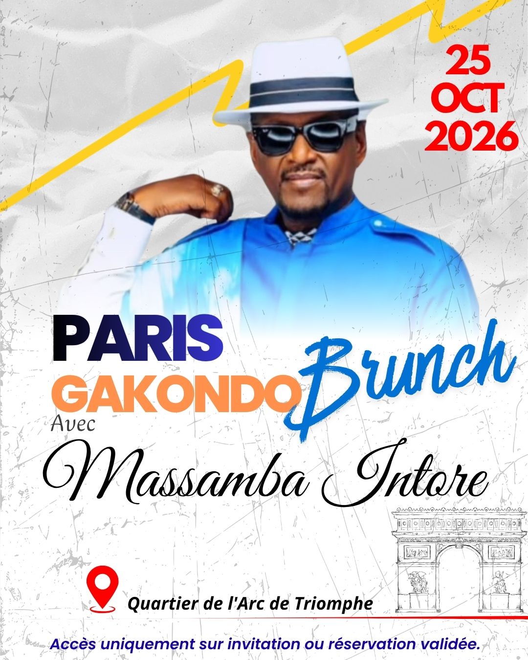 GAKONDO BRUNCH PARIS 2026 – Première édition - Arc de Triomphe